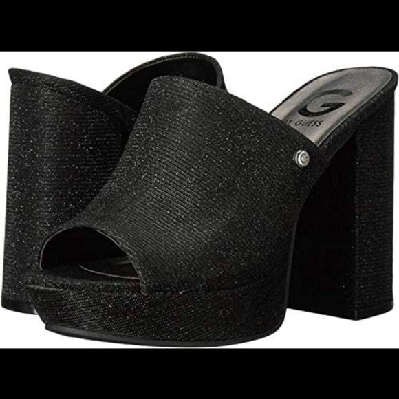 G by Guess Open Toe Platform Mule - Picture 2 of 8